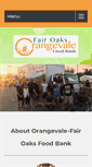 Mobile Screenshot of orangevalefoodbank.org